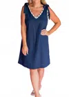 Thml Ramona Tie Strap Midi Dress In Navy In Blue
