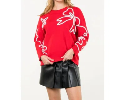 Thml Rebecca Sweater In Red