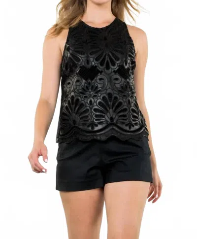 Thml Rebel Edge Top In Black