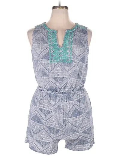 Pre-owned Thml Romper In Blue