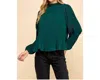 Thml Sabrina Top In Hunter Green In Green