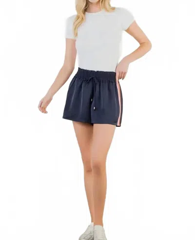 Thml Sadie Short In Navy In Blue