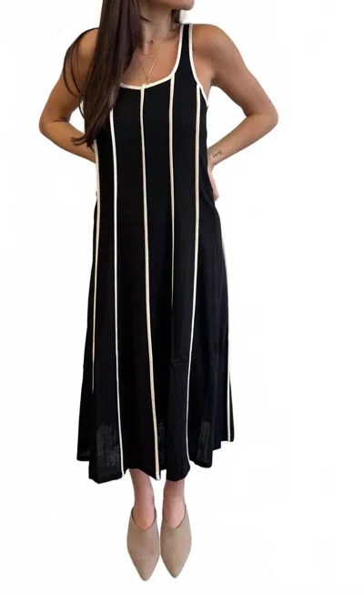 Thml Sam Midi Dress In Black