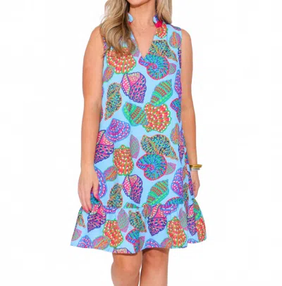 Thml Seashell Sway Mini Dress In Light Blue
