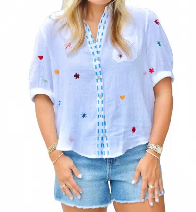 Thml Seaside Icon Top In White In Multi