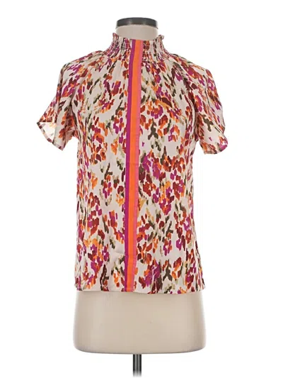 Pre-owned Thml Short Sleeve Blouse In Pink
