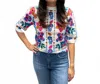 Thml Short Sleeve Knit Top In Multicolor In Multi