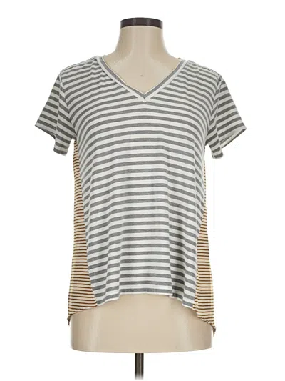 Pre-owned Thml Short Sleeve T-shirt In Gray