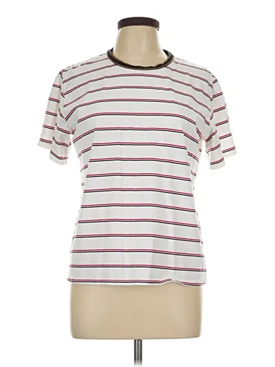 Pre-owned Thml Short Sleeve T-shirt In White