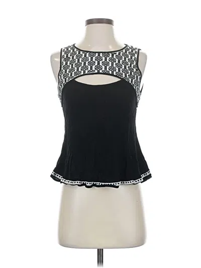 Pre-owned Thml Sleeveless Blouse In Black