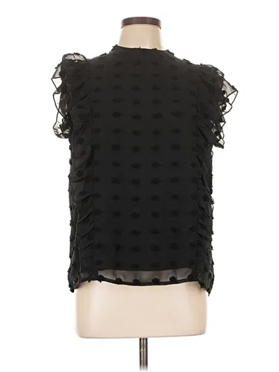 Pre-owned Thml Sleeveless Blouse In Black