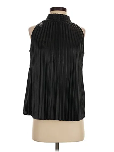 Pre-owned Thml Sleeveless Blouse In Black