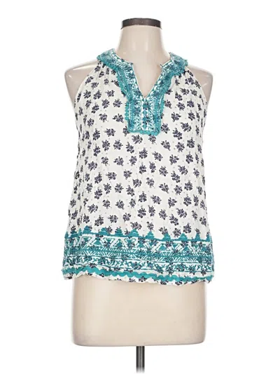Pre-owned Thml Sleeveless Blouse In Blue
