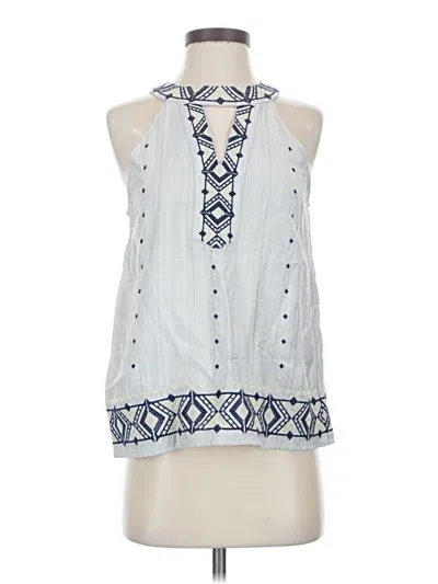 Pre-owned Thml Sleeveless Blouse In Blue