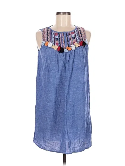 Pre-owned Thml Sleeveless Blouse In Blue