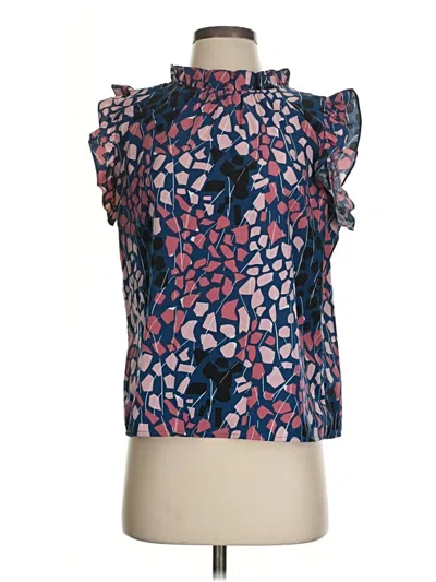 Pre-owned Thml Sleeveless Blouse In Blue