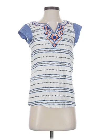 Pre-owned Thml Sleeveless Blouse In Blue