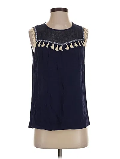 Pre-owned Thml Sleeveless Blouse In Blue