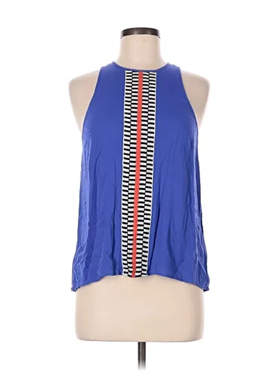 Pre-owned Thml Sleeveless Blouse In Blue