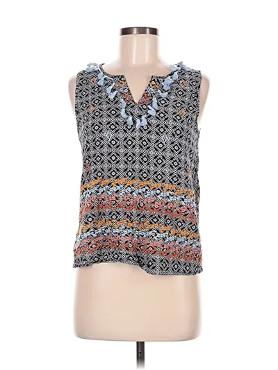 Pre-owned Thml Sleeveless Blouse In Gray