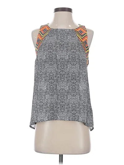 Pre-owned Thml Sleeveless Blouse In Gray