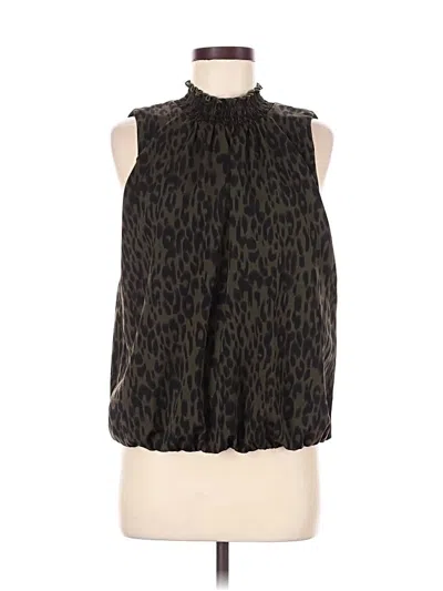 Pre-owned Thml Sleeveless Blouse In Green