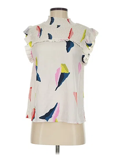 Pre-owned Thml Sleeveless Blouse In Ivory