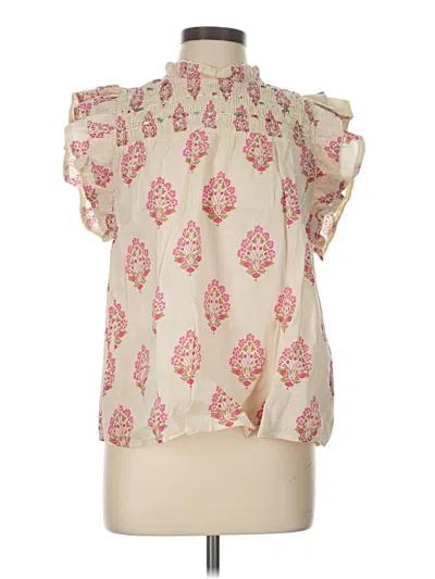 Pre-owned Thml Sleeveless Blouse In Ivory