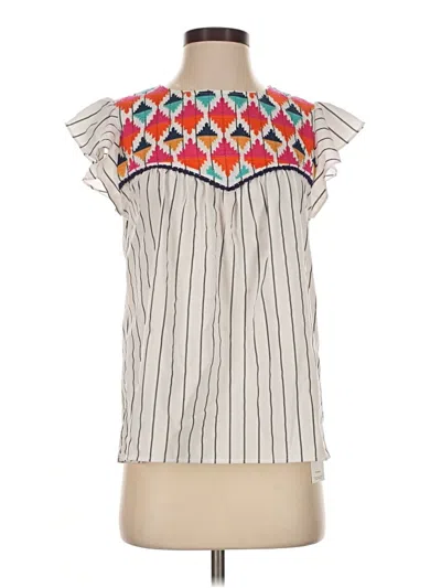Pre-owned Thml Sleeveless Blouse In Ivory