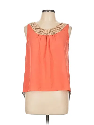 Pre-owned Thml Sleeveless Blouse In Orange