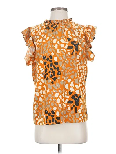 Pre-owned Thml Sleeveless Blouse In Orange