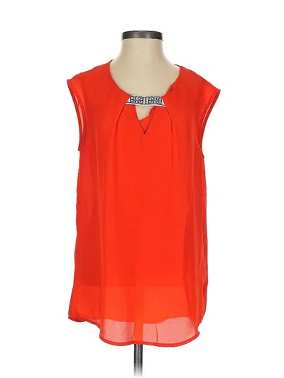 Pre-owned Thml Sleeveless Blouse In Orange