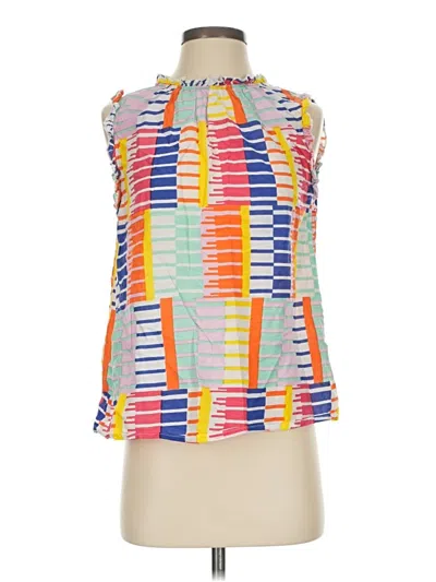 Pre-owned Thml Sleeveless Blouse In Orange