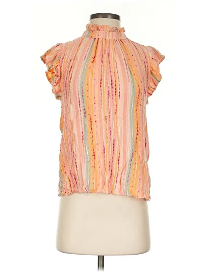 Pre-owned Thml Sleeveless Blouse In Orange