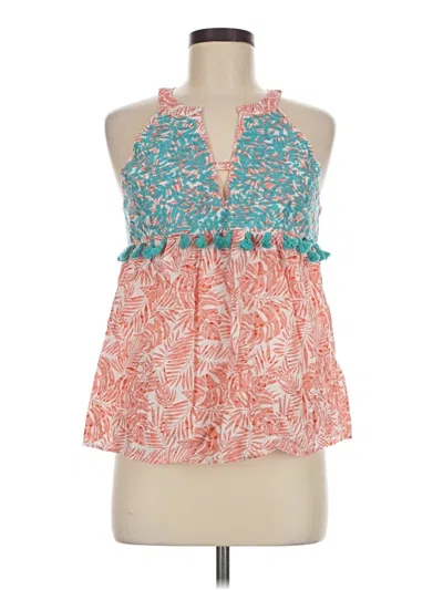 Pre-owned Thml Sleeveless Blouse In Orange