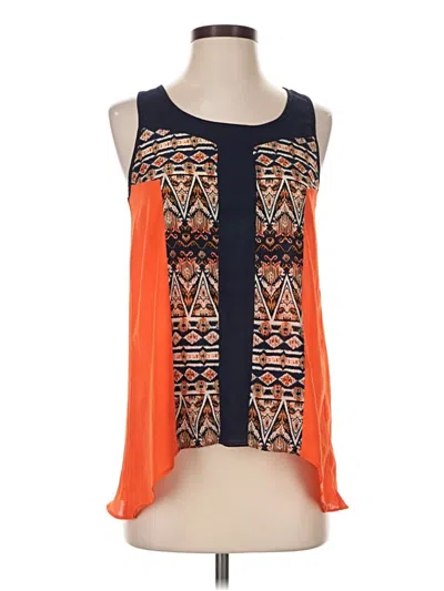Pre-owned Thml Sleeveless Blouse In Orange