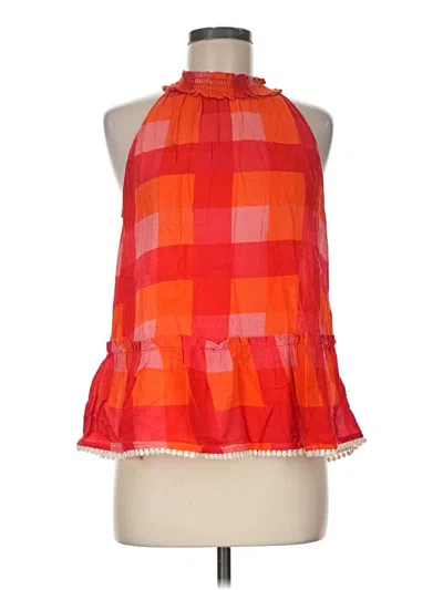 Pre-owned Thml Sleeveless Blouse In Orange