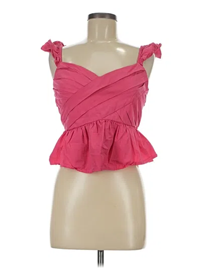 Pre-owned Thml Sleeveless Blouse In Pink