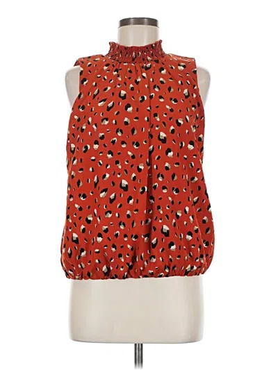 Pre-owned Thml Sleeveless Blouse In Red