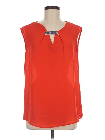Pre-owned Thml Sleeveless Blouse In Red