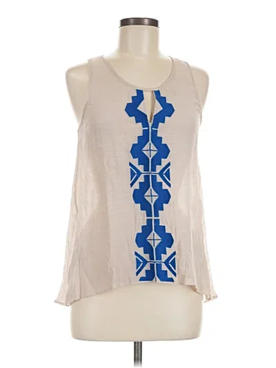 Pre-owned Thml Sleeveless Blouse In Tan