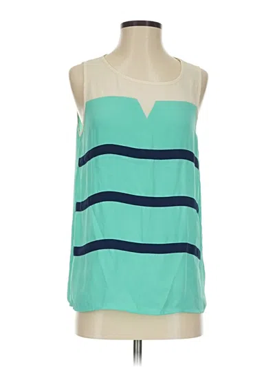 Pre-owned Thml Sleeveless Blouse In Teal