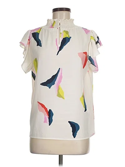 Pre-owned Thml Sleeveless Blouse In White