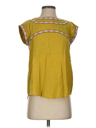 Pre-owned Thml Sleeveless Blouse In Yellow
