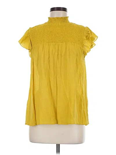 Pre-owned Thml Sleeveless Blouse In Yellow