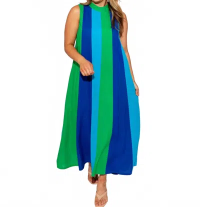 Thml Sleeveless Flowy Midi Dress In Multicolor