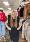 Thml Sleeveless Solid Mini Dress In Black In Black