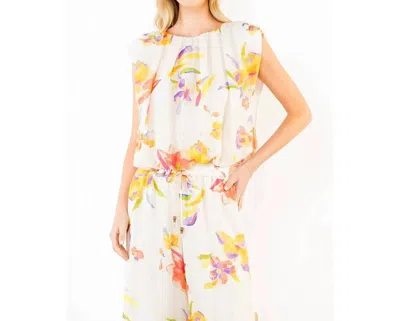 Thml Sleeveless Top In Floral In Multi