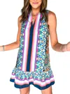 Thml Sleeveless V-neck Printed Dress In Cream Multi In Multi