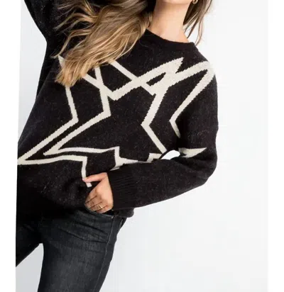 Thml Star Sweater In Black